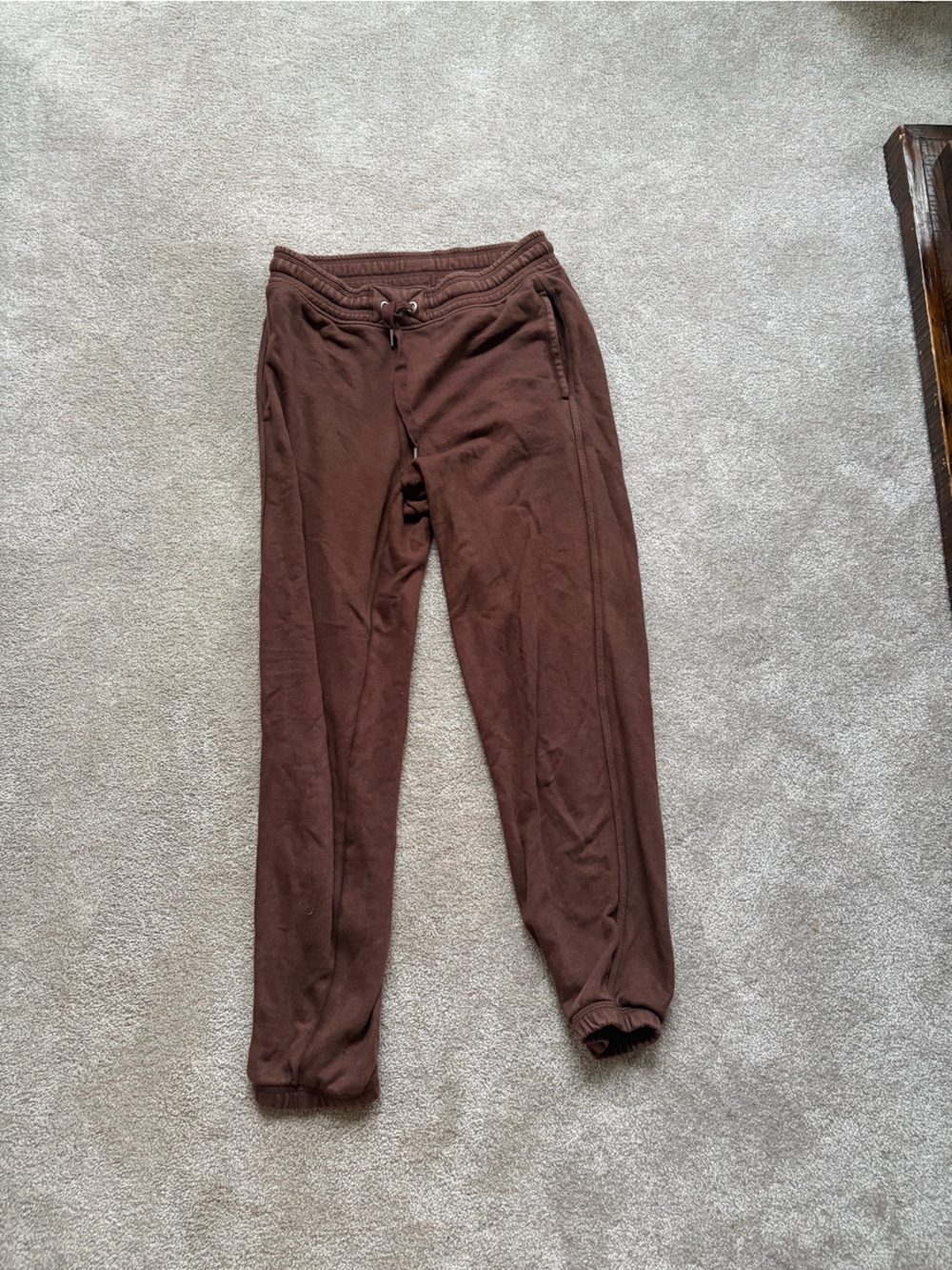 Aerie Brown Drawstring Joggers